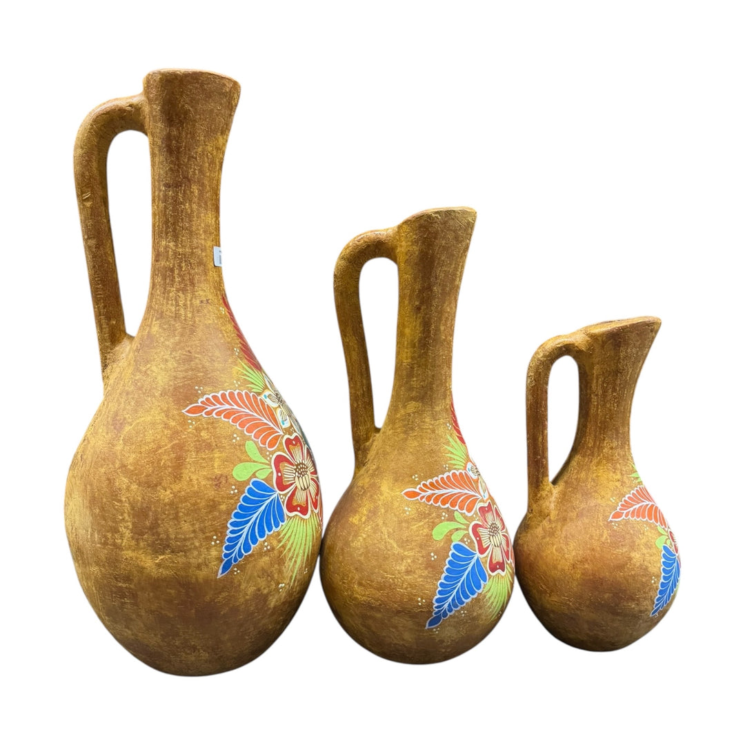 Clay Rustic Flower Vase