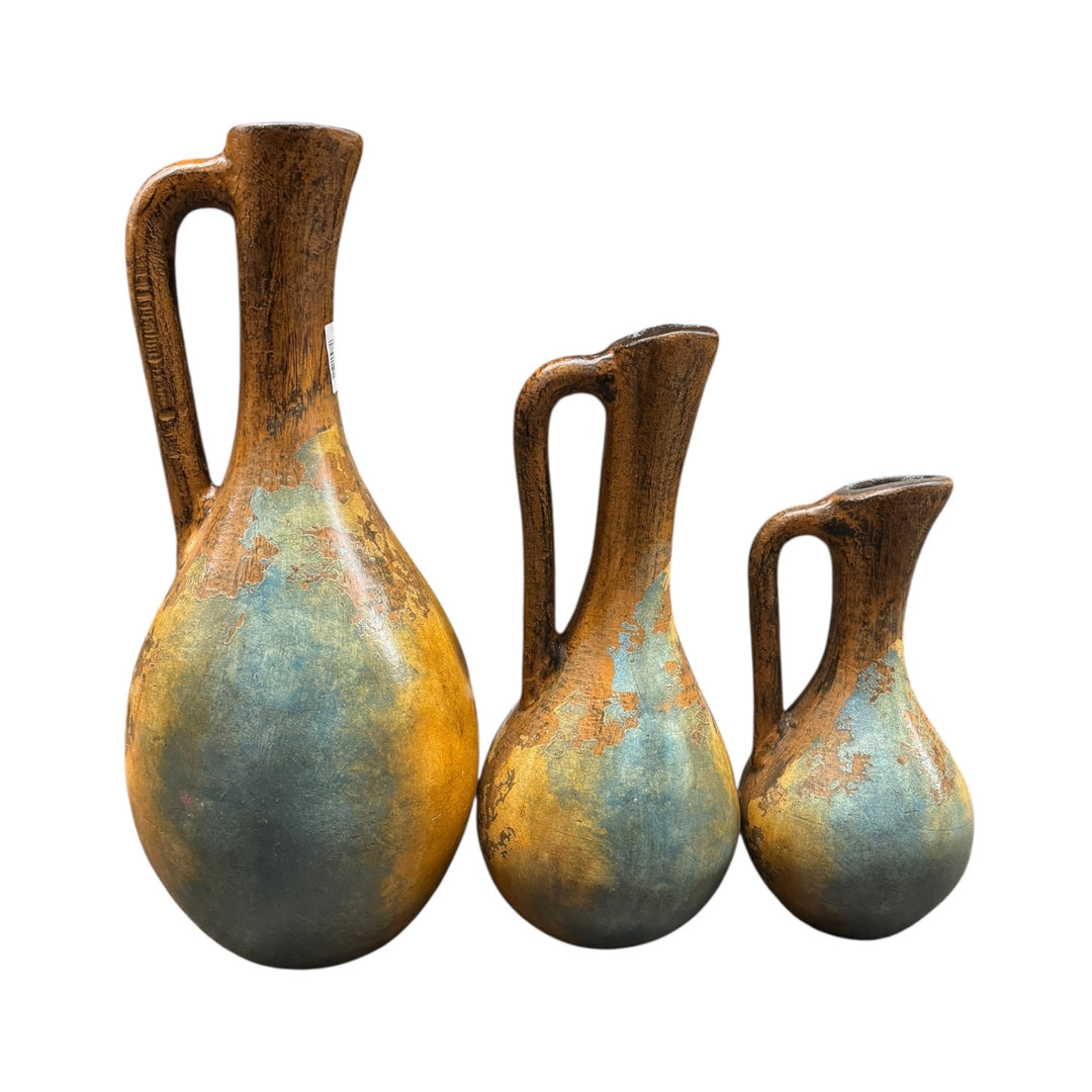Clay Rustic Flower Vase