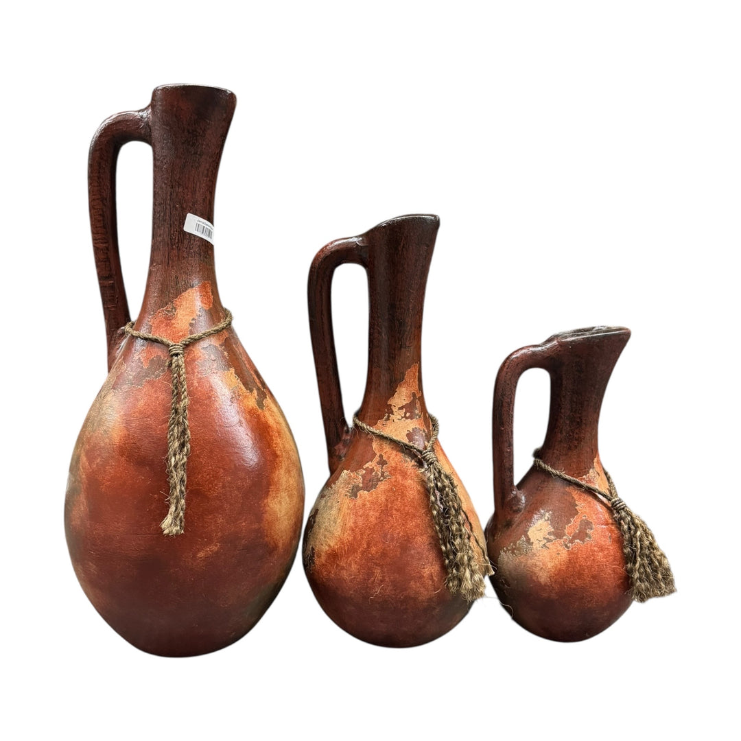 Clay Rustic Flower Vase