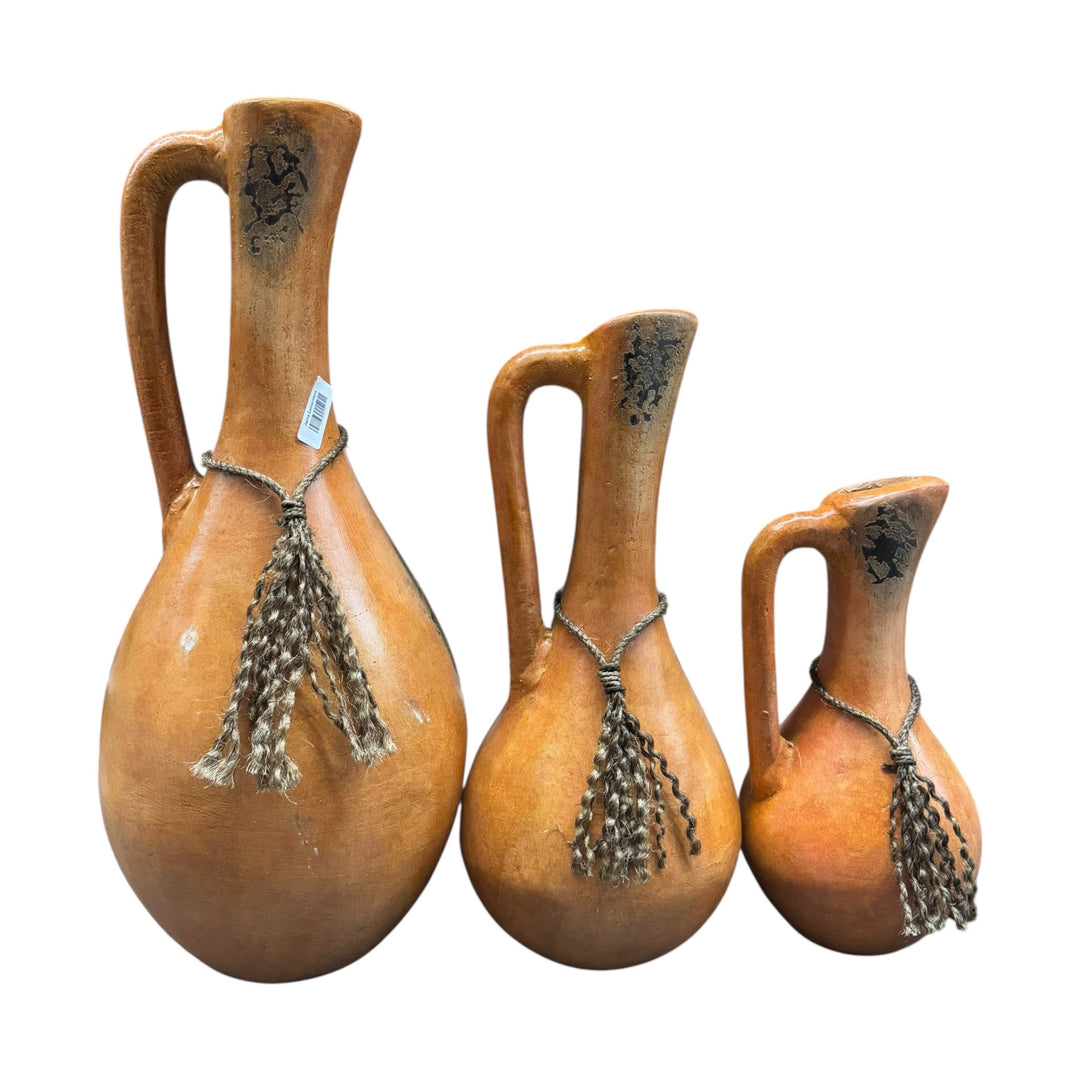 Clay Rustic Flower Vase