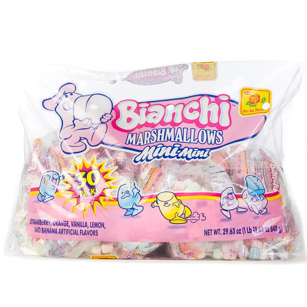De La Rosa Mini Marshmallows Bianchi: 29.63oz 30ct