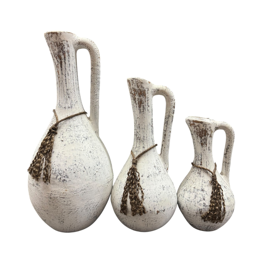 Clay Rustic Flower Vase