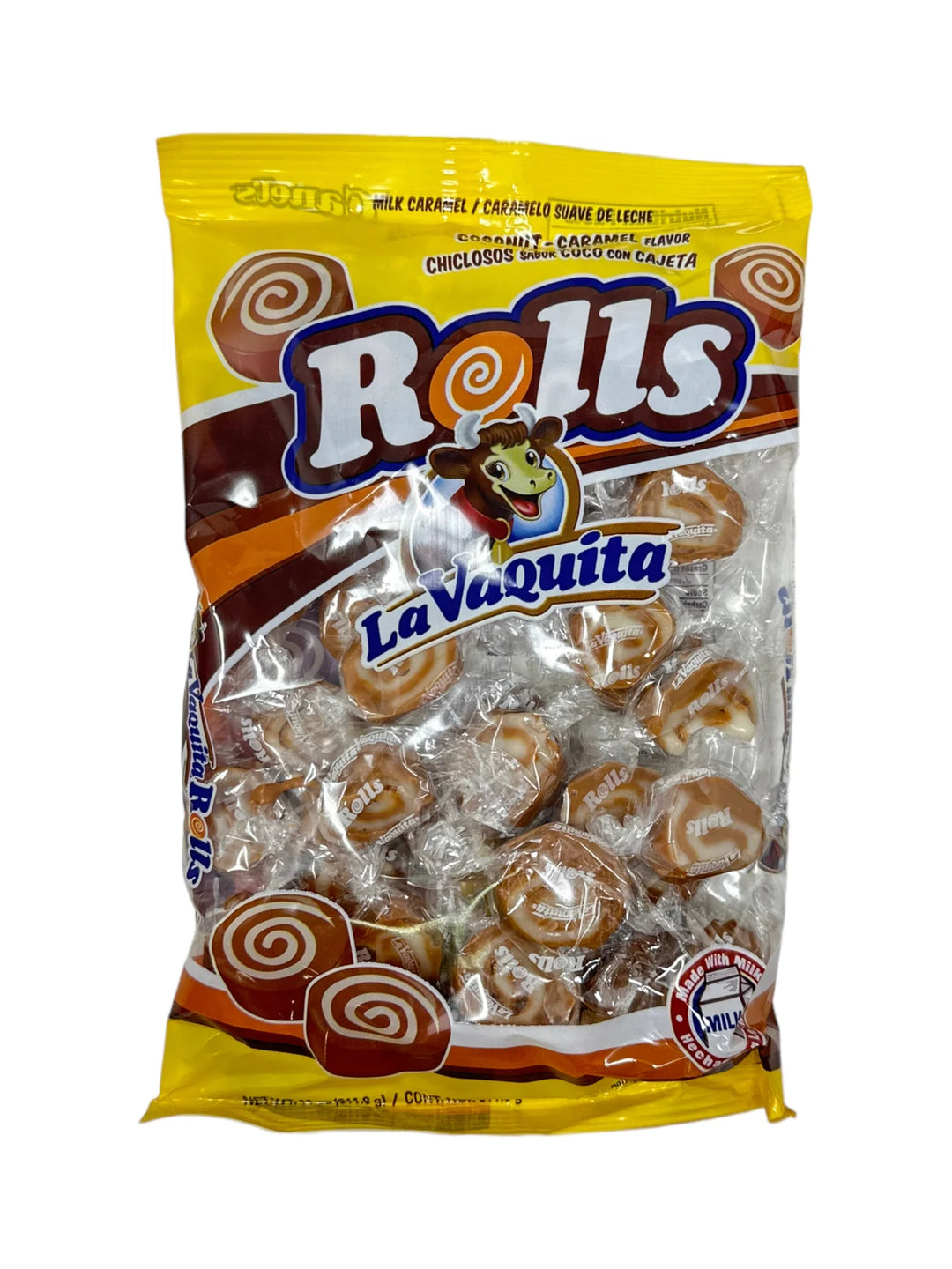 Canels La Vaquita Rolls Coconut-Caramel Sweet Candy