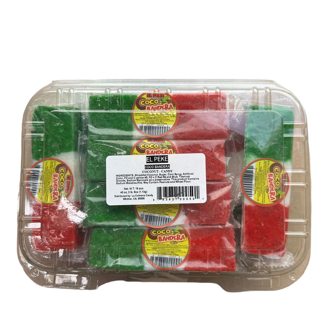 El Peke Coco Bandera Coconut Candy 16ct