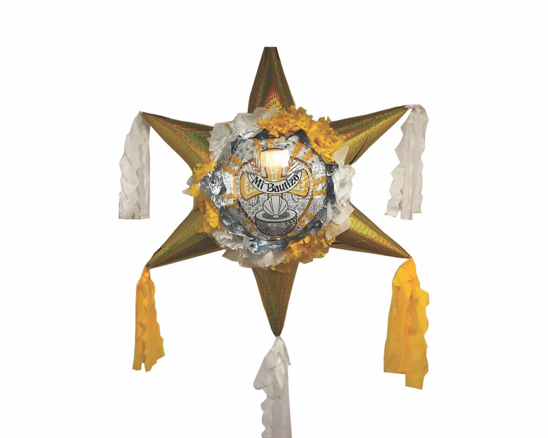 Mi Bautizo Star Pinata