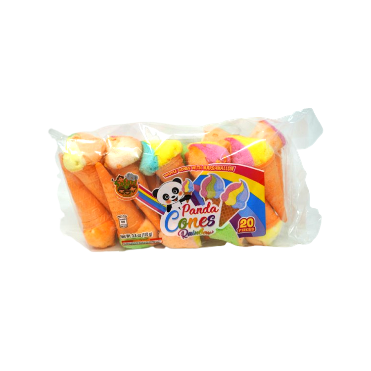 Safari Rainbow Panda Cones 20ct