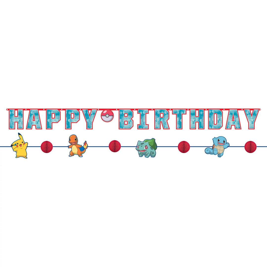 Pokemon Happy Birthday Banner Kit