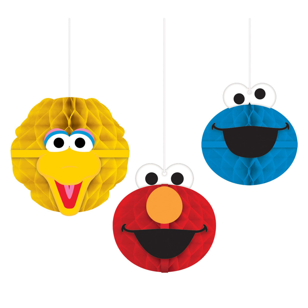Sesame Street Honey Comb Decorations