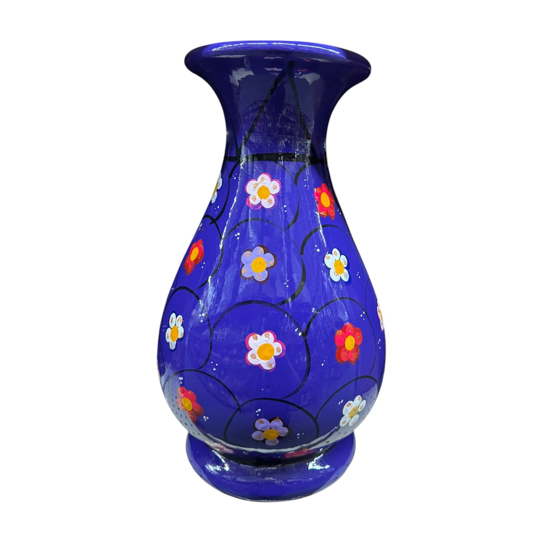 Clay Long Neck Vase