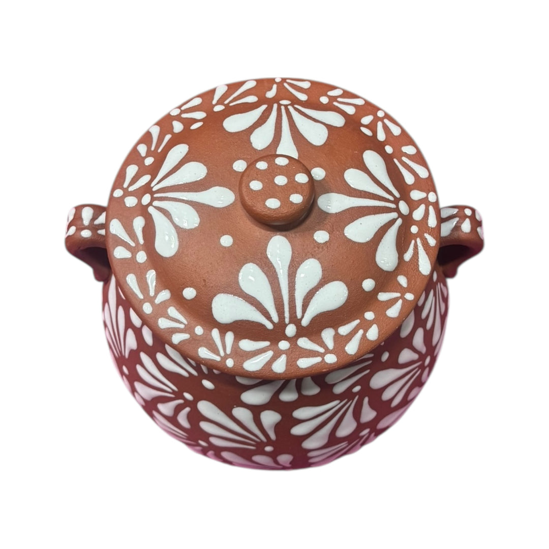 Mexican Clay Pot Olla Relieve