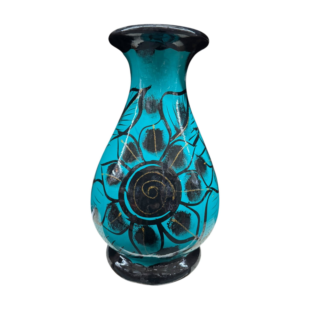 Clay Long Neck Vase