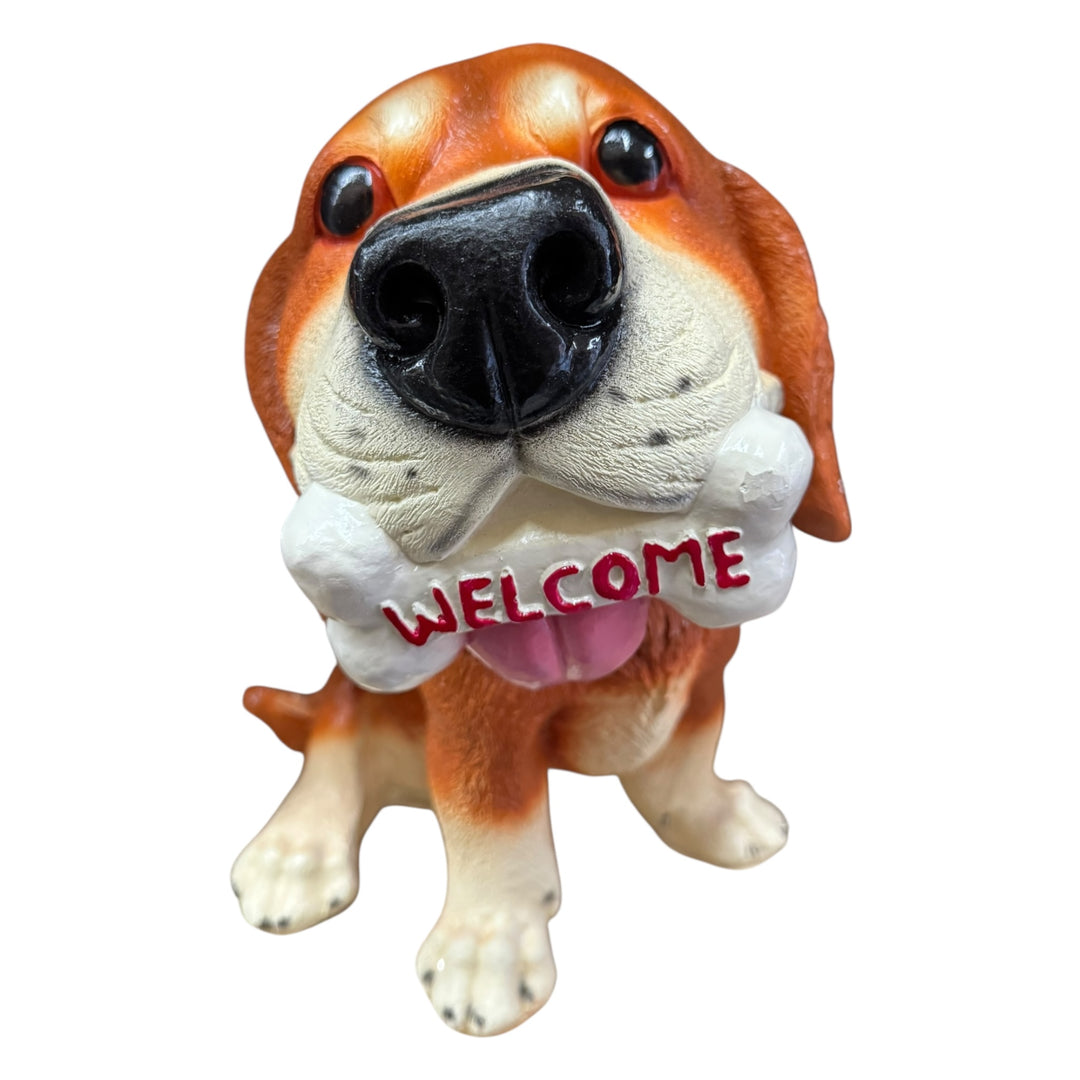 Welcome Dog Piggy Bank