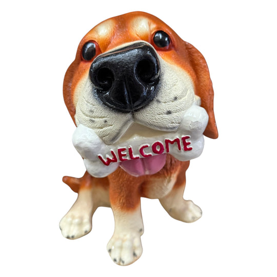 Welcome Dog Piggy Bank