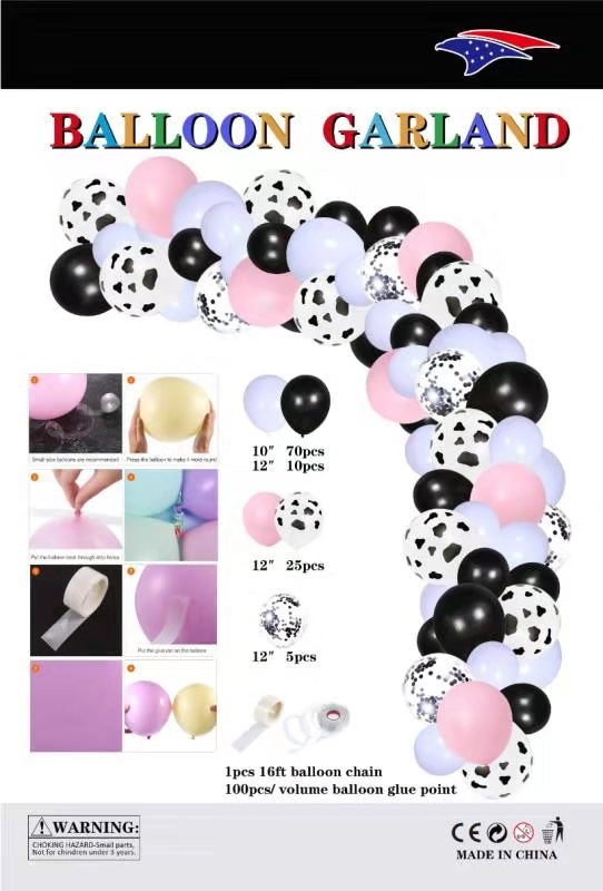 Cow Print Garland
