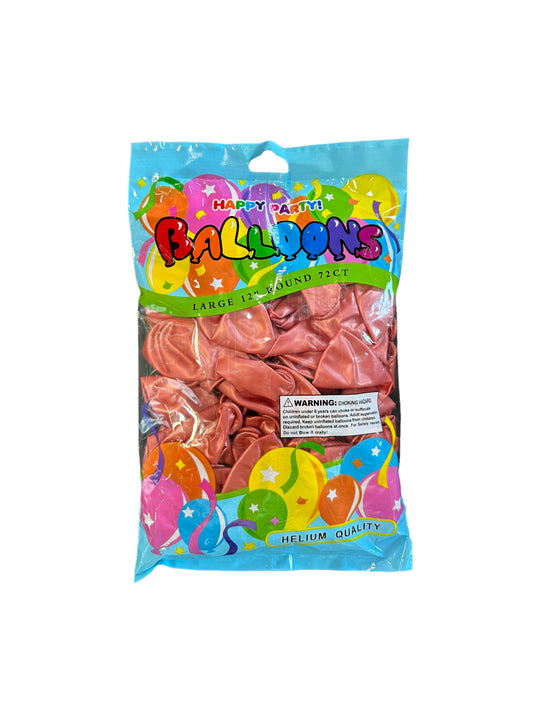 Happy Party Latex Balloons 72ct