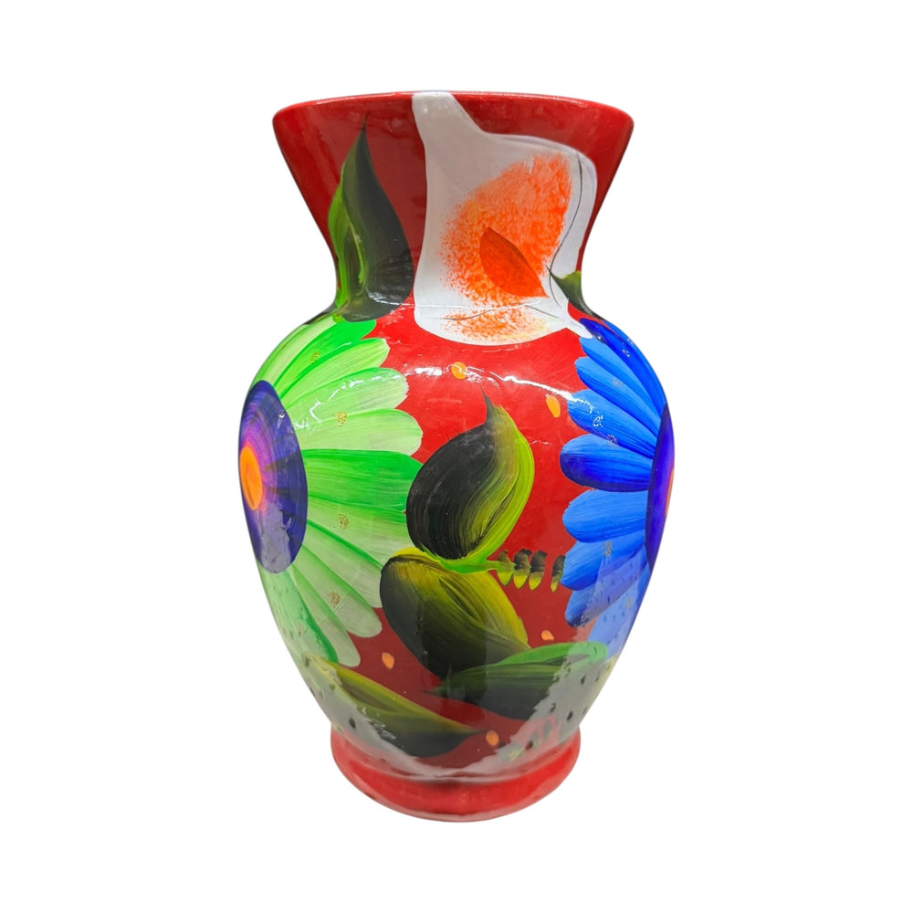 Clay Round Painted Vase