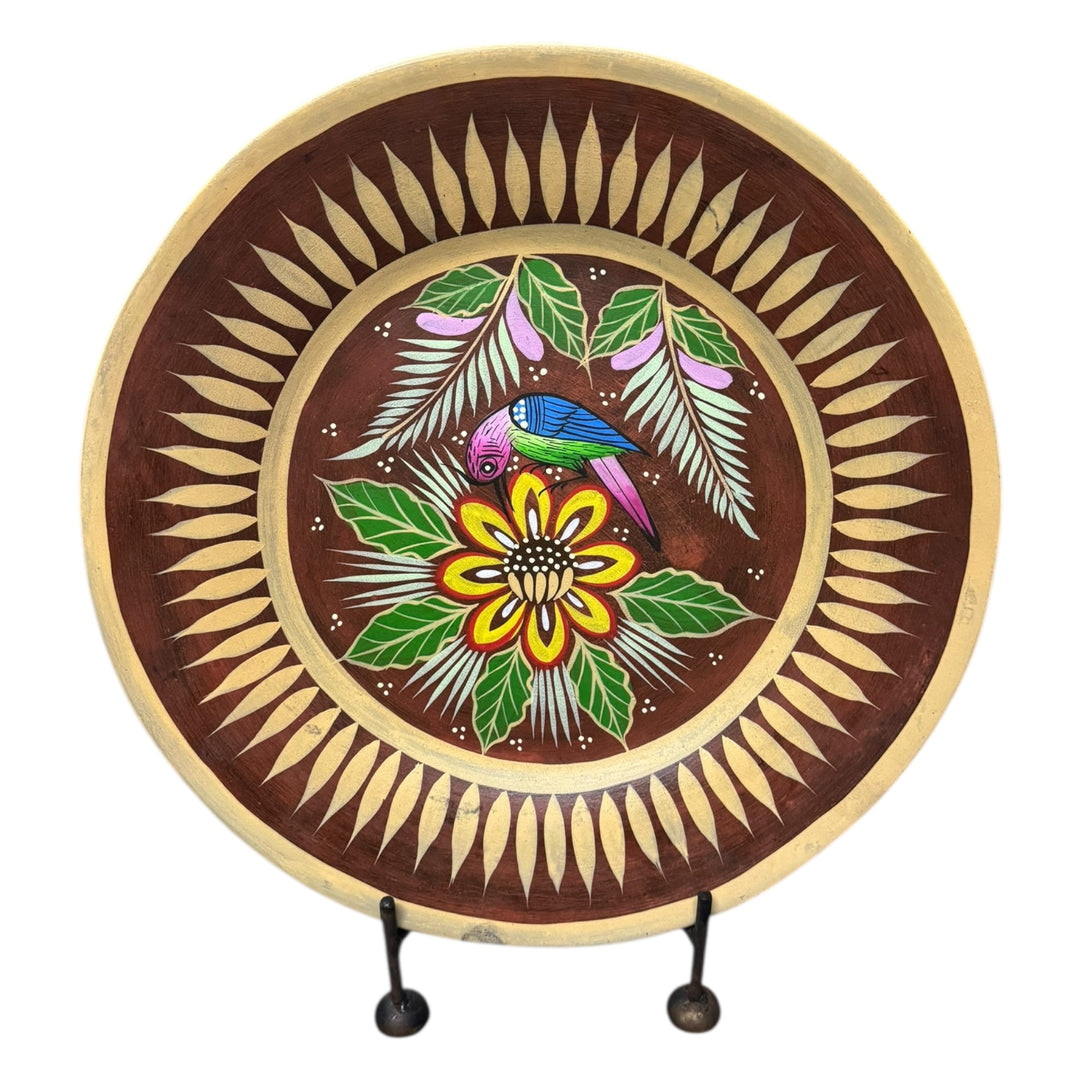Clay Wall Plate with Stand