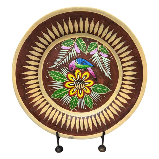 Clay Wall Plate with Stand