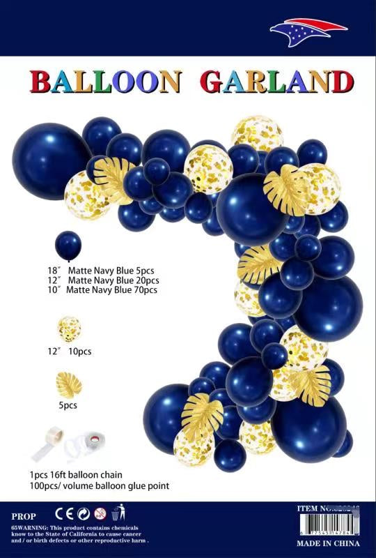Blue Gold Garland