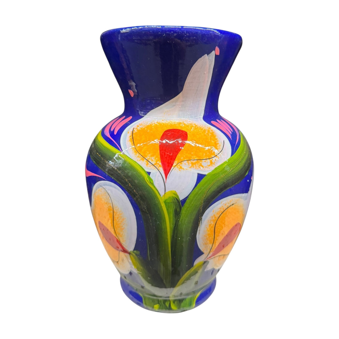 Clay Round Painted Vase
