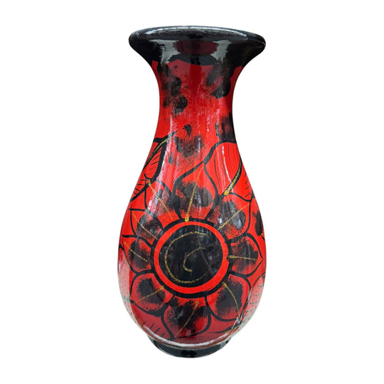 Clay Long Neck Vase