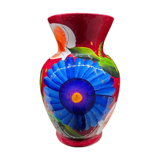 Clay Round Painted Vase
