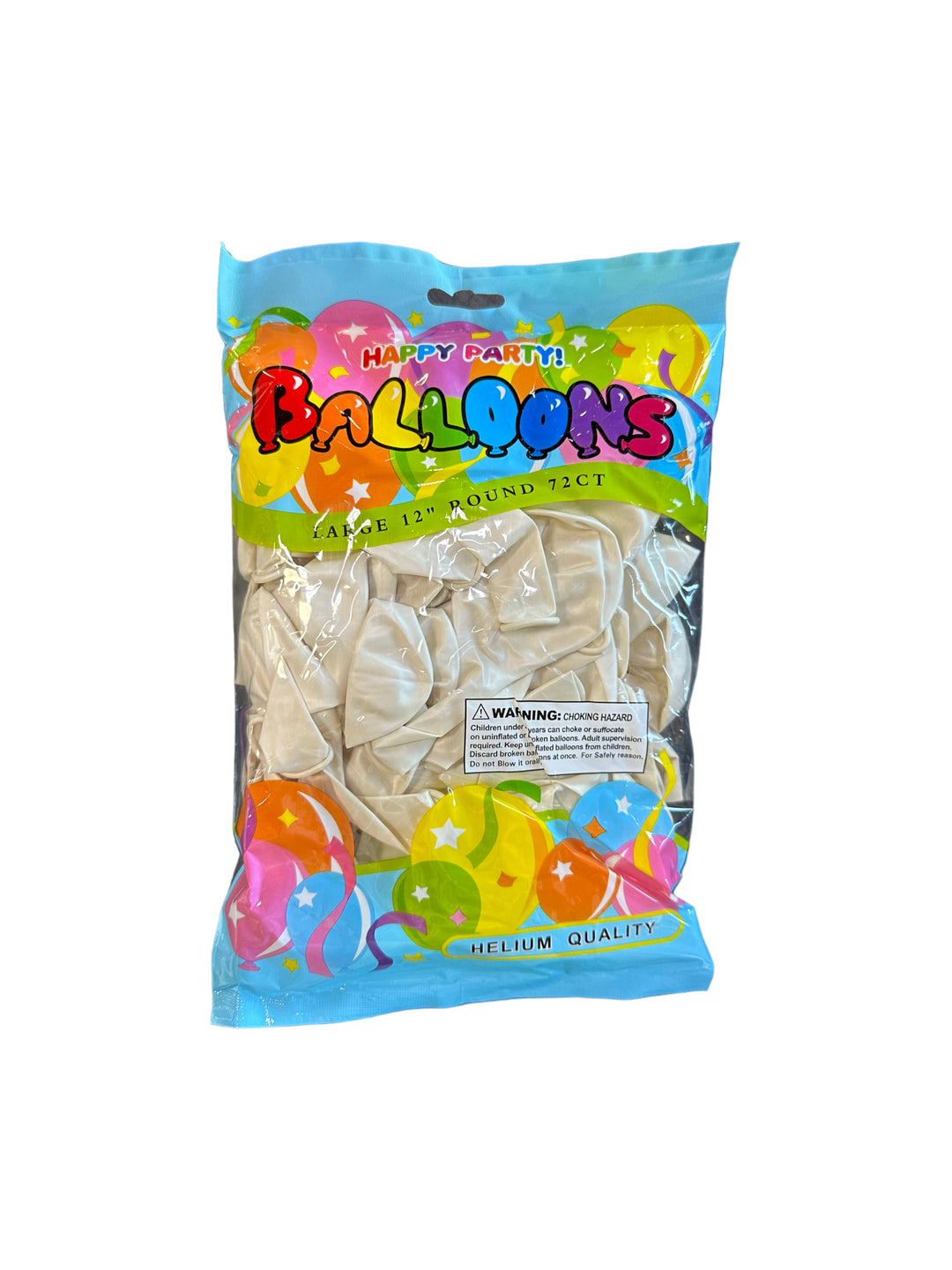 Happy Party Latex Balloons 72ct