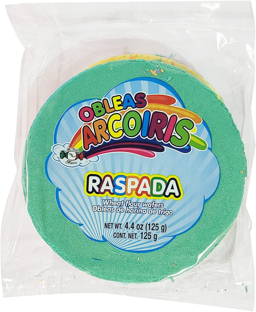Mi Dulce Mexico Obleas Arcoiris Raspada Wheat Flour Snacks 4.4oz