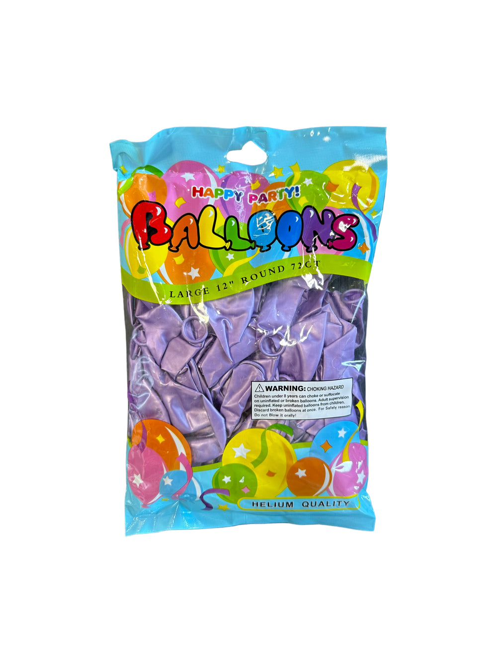 Happy Party Latex Balloons 72ct