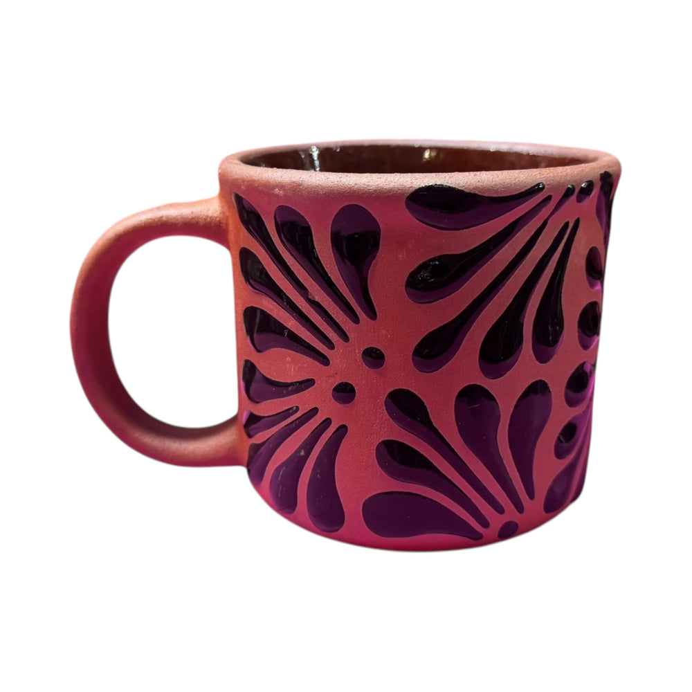 Mexican Clay Mug Relieve