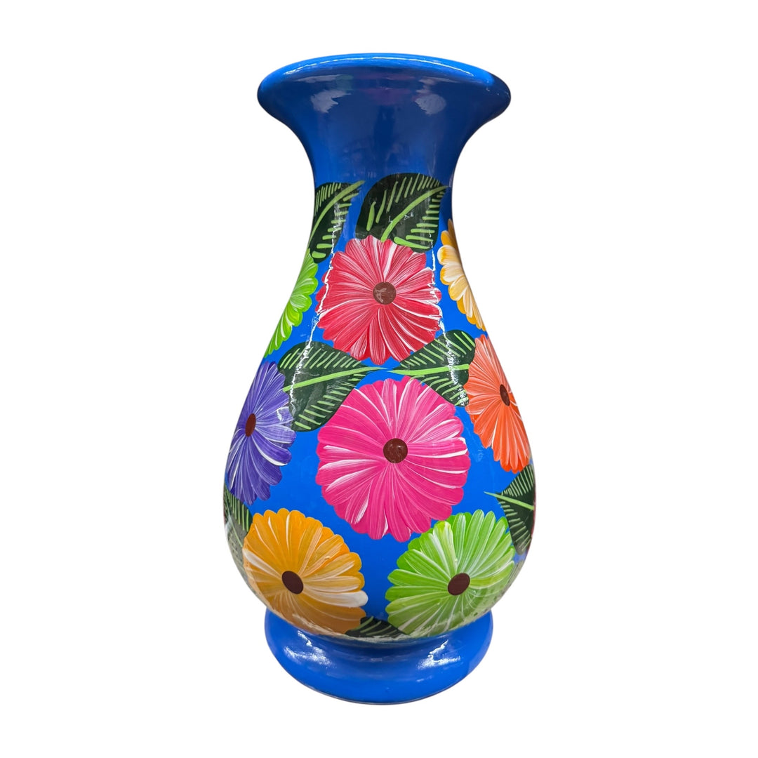 Clay Long Neck Vase
