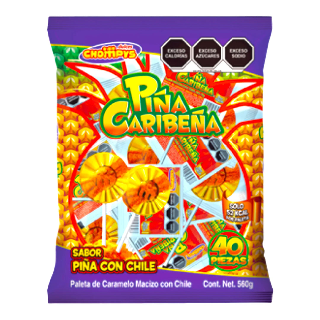 Chompys Pina Caribena 40ct 560g
