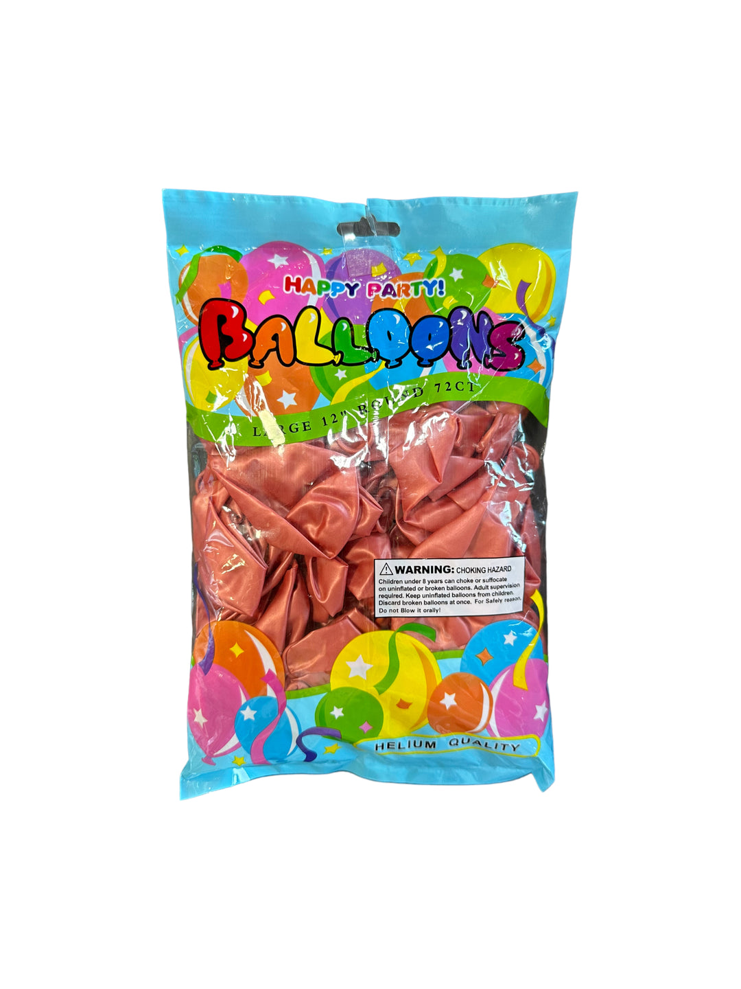Happy Party Latex Balloons 72ct