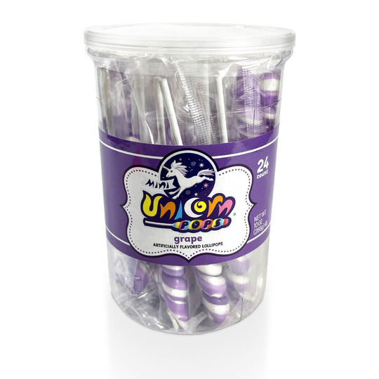 A&B Mini Unicorn Pop Lavender 24Ct