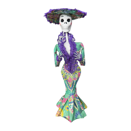 Catrina Figure Paper Maché