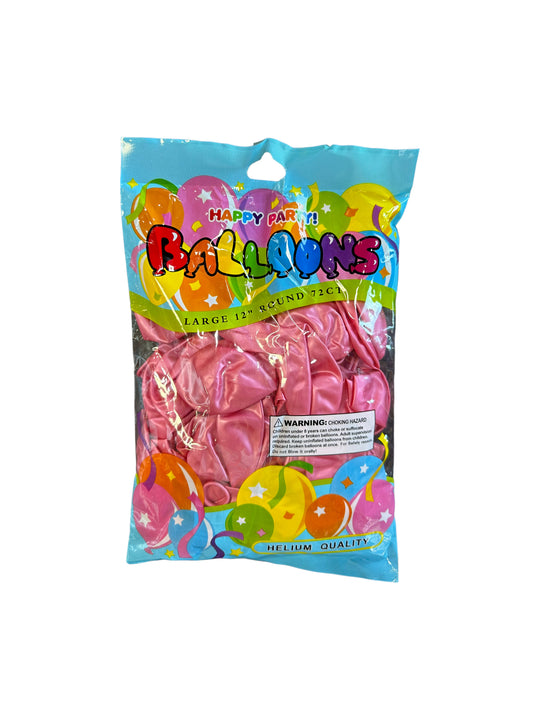 Happy Party Latex Balloons 72ct