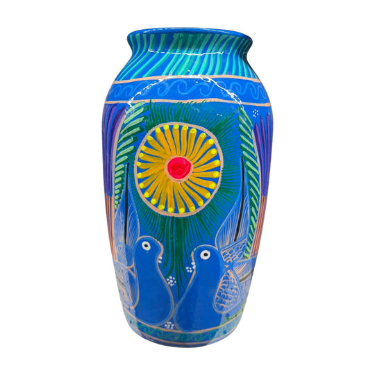 Clay Painted Vase