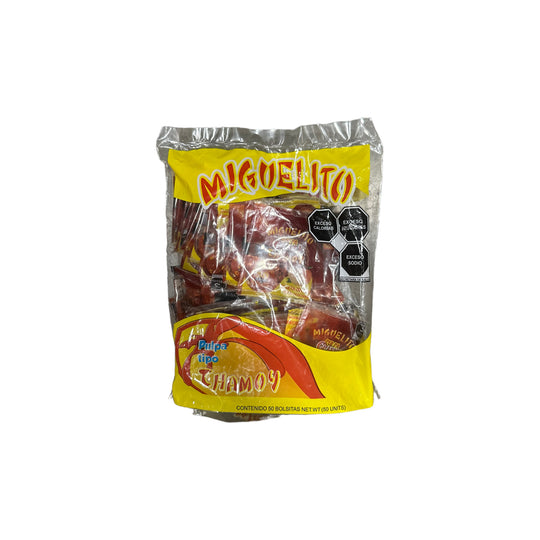 Miguelito Chamoy Pulpa 50ct