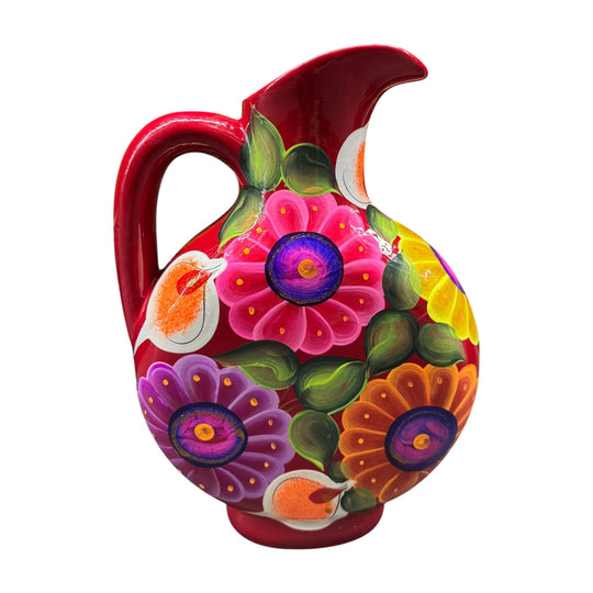Clay Painted Pitcher