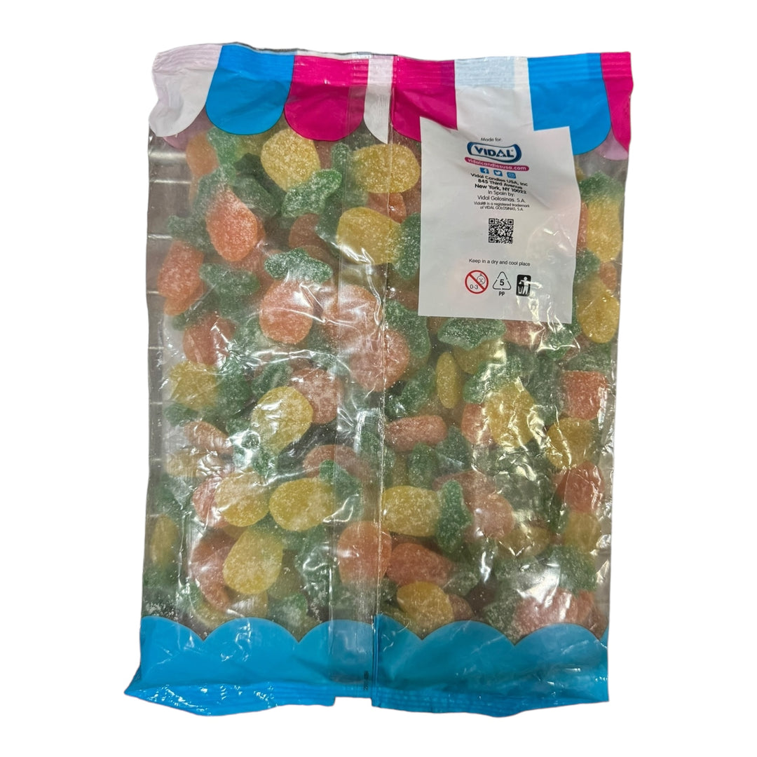 Vidal Gummi Sour Pineapple 4.4lbs