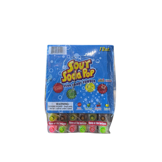 Sour Soda Pop Sour Candy Powder 12ct