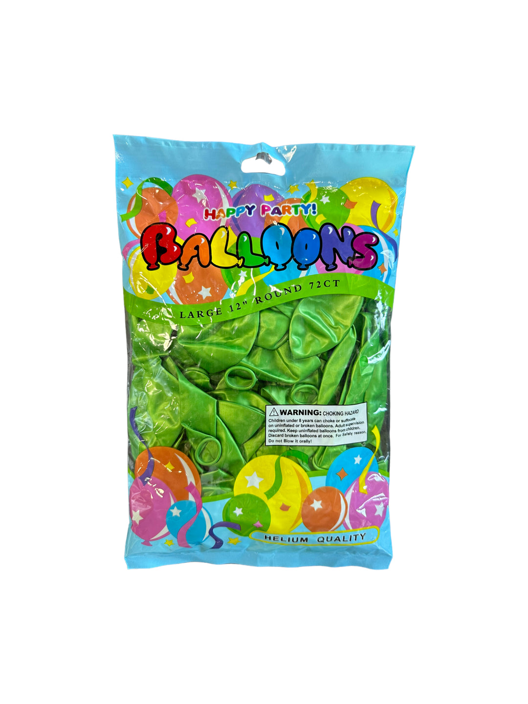 Happy Party Latex Balloons 72ct