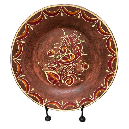 Clay Wall Plate with Stand