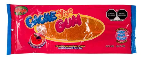 Dulces Yiyo Cacheyiyo Gum 10ct 140g