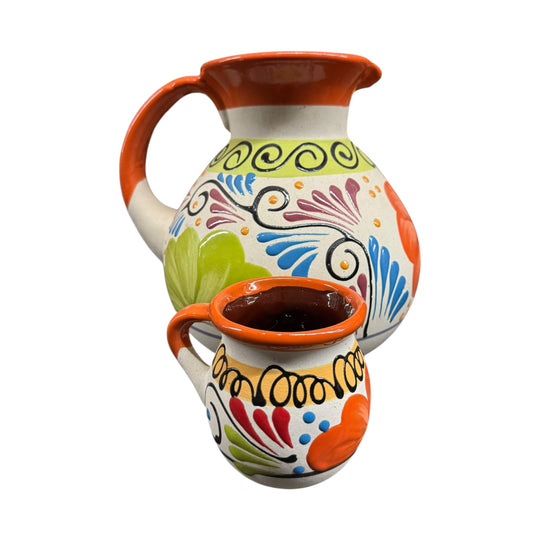 Clay Round Pitcher Set