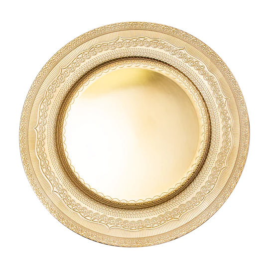 Eyelet Plastic Charger Plate 15-0809