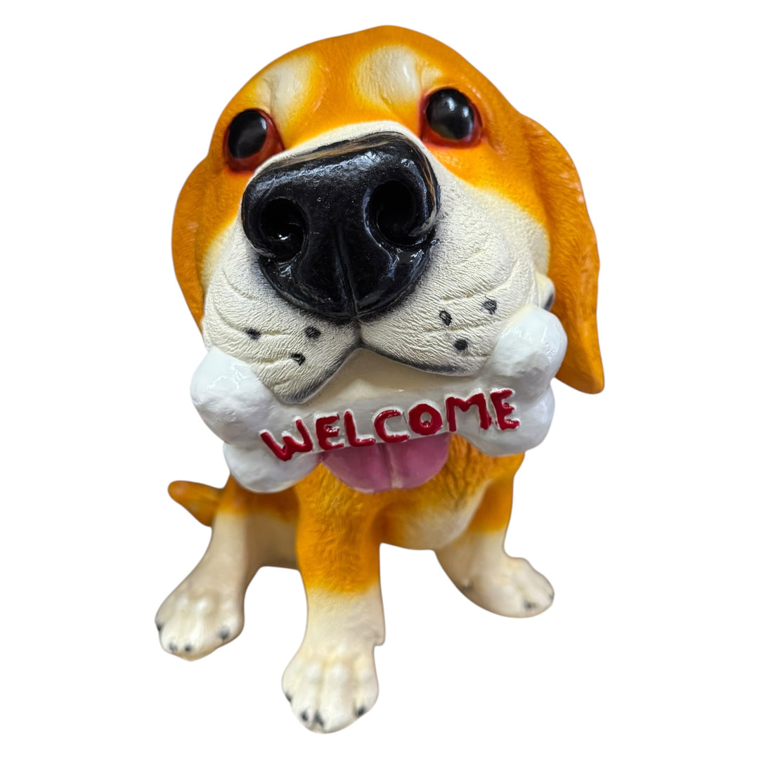 Welcome Dog Piggy Bank