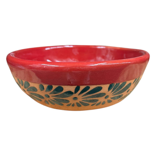 Clay Bowl Painted Rim