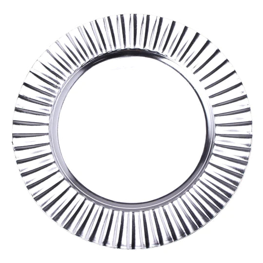 Fluted Edge Plastic Plate 15-0491