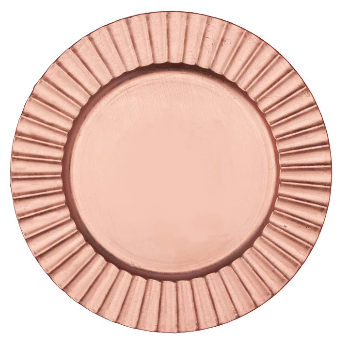 Fluted Edge Plastic Plate 15-0491
